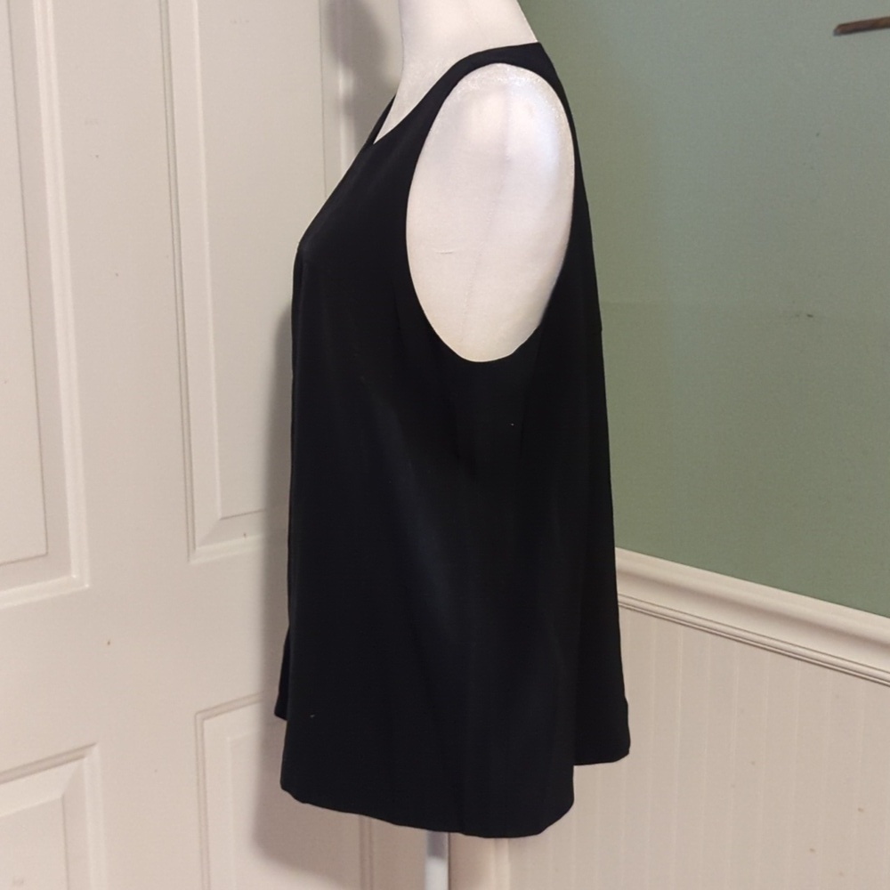Banana Republic Black Sleeveless Tank Top Large - Picture 4 of 10